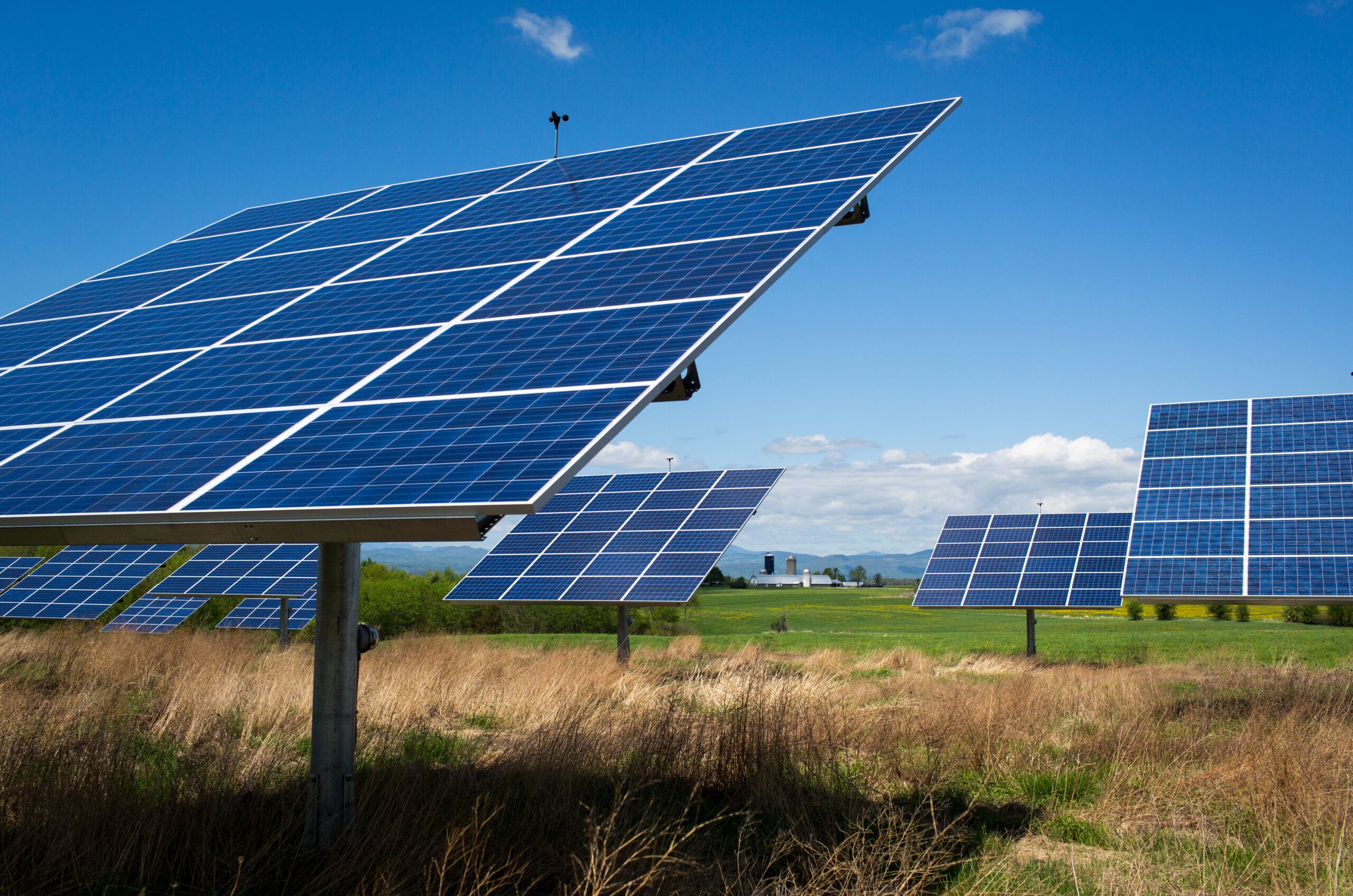 project-2 solar tracker panels in vermont